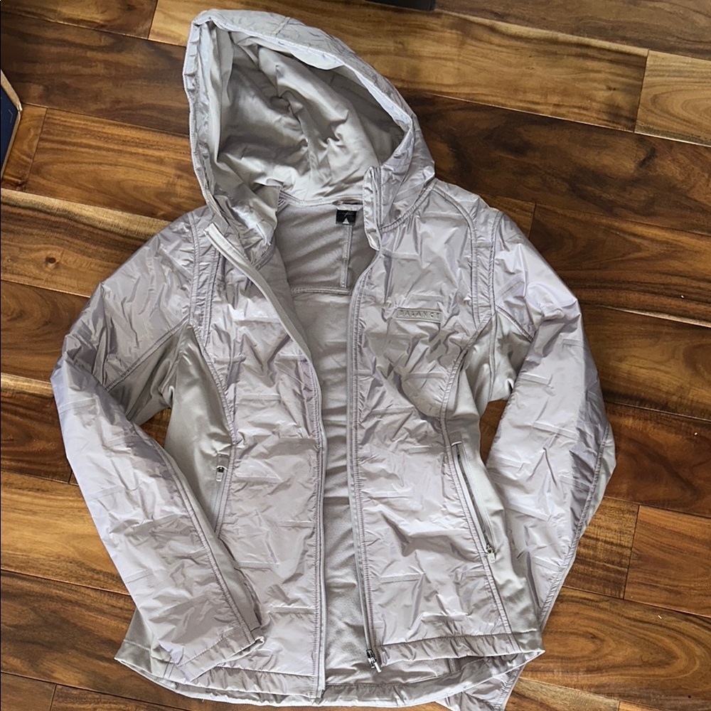 Balance Athletica Women's Silver/Purple Hooded Jacket